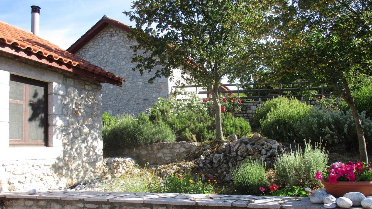 Vila Stone House In A Quiet Landscape, Leonidion Exteriér fotografie